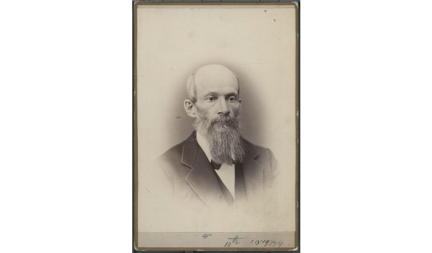 Franklin G. Adams, the election judge who presided over the 1858 vote on the Lecompton Constitution. Courtesy of the Kansas Historical Society.