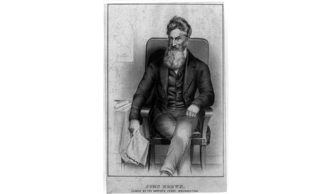 The radical abolitionist John Brown. Image courtesy of the Library of Congress.