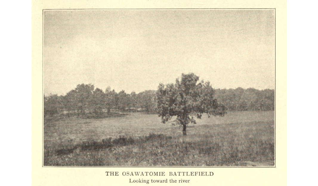 The Osawatomie Battlefield. Courtesy of the Internet Archive.