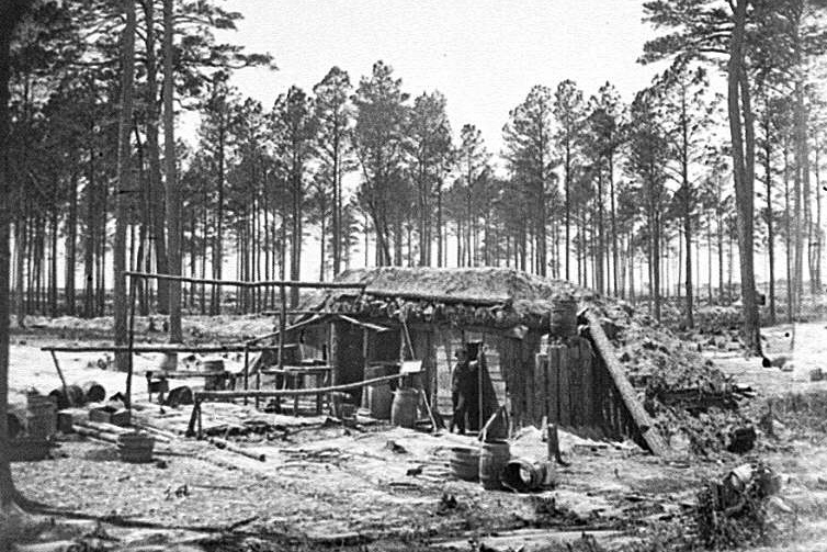 A Union fortification at the Siege of Petersburg.