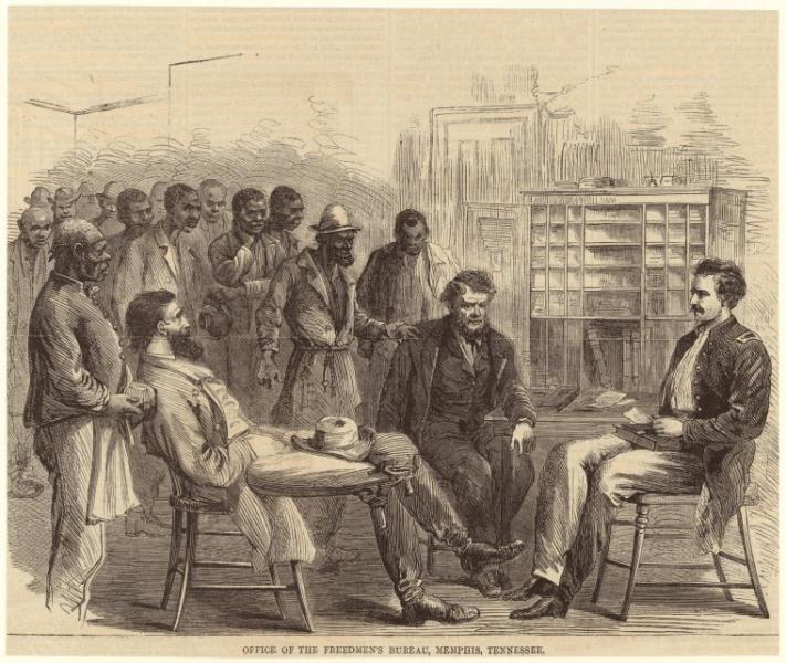 Office of the Freedmen's Bureau, Memphis, Tennessee. Courtesy of the Internet Archive.
