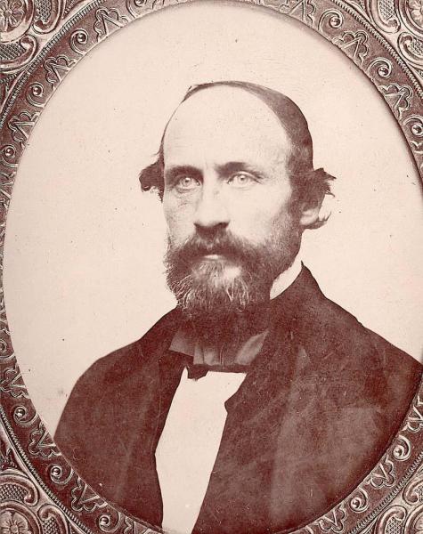 Portrait of Charles Robinson, first governor of the state of Kansas. Image courtesy of the Kansas Historical Society.