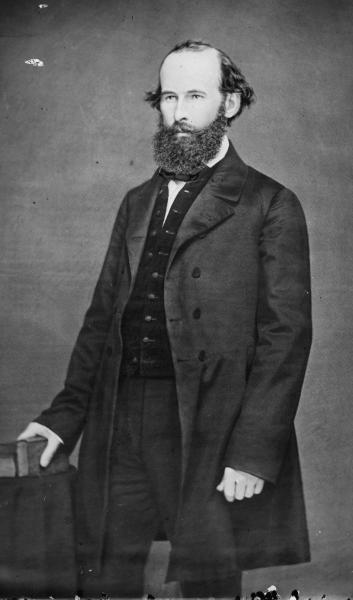 Eli Thayer, founder of the Massachusetts Emigrant Aid Society. Courtesy of the Library of Congress.