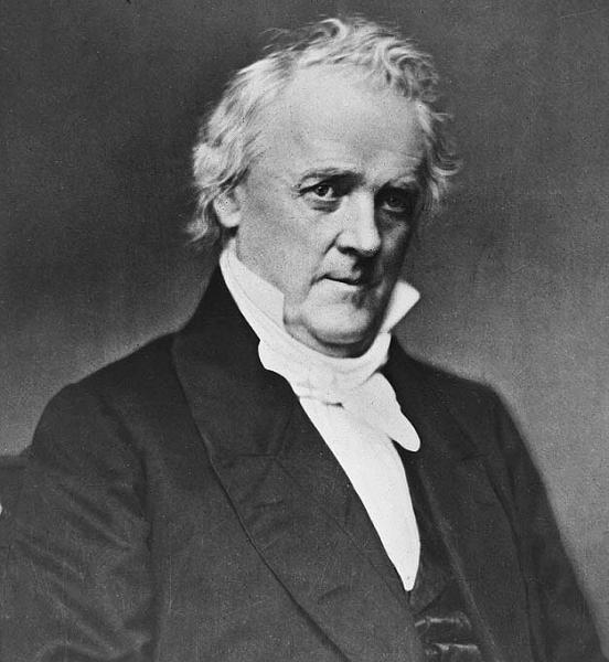 Photograph of James Buchanan. Courtesy of the Library of Congress.