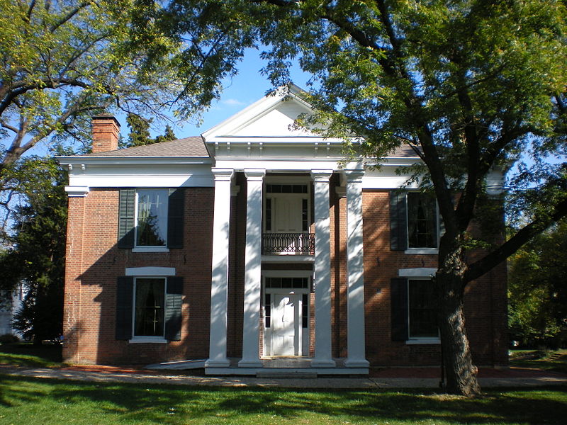 The home of John Wornall served as a field hospital for soldiers wounded in the Battle of Westport. It has since been restored and converted into a museum, at 6115 Wornall Road in Kansas City, Missouri. Image courtesy of Wikimedia Commons.