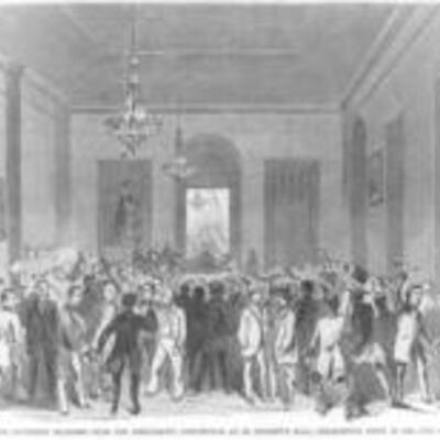 Meeting of the Southern Seceders from the Democratic Convention at St. Andrew's Hall,      Charleston [S.C.] April 30, 1860