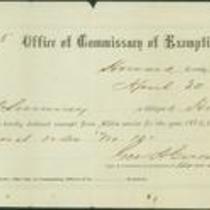 Certificate of Exemption of James O. Swinney