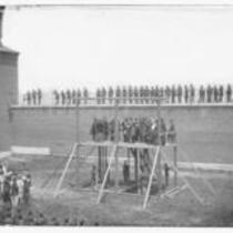 Washington, District of Columbia. Execution of the Conspirators: View of the      Scaffold