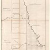 Map Depicting Land Surveying Activity in Kansas and Nebraska