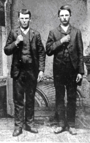 Jesse and Frank James. Photograph courtesy of the U.S. Army Corps of Engineers.