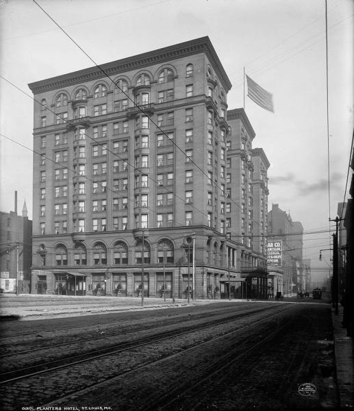 The Planter's House Hotel, St. Louis. Courtesy of the Library of Congress.