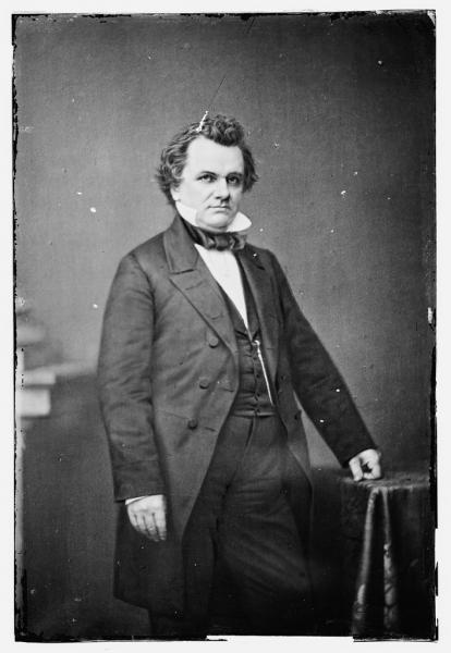 Lincoln's longtime rival, Stephen Douglas. Image courtesy of the Library of Congress.